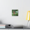 Copy of Copy of Deals on Thin Canvas - Stretched, 0.75" - Small Sizes - Ideal for Wall Forest Mosaics - Closeup of a Sierra Palm branch - Green Forest Home