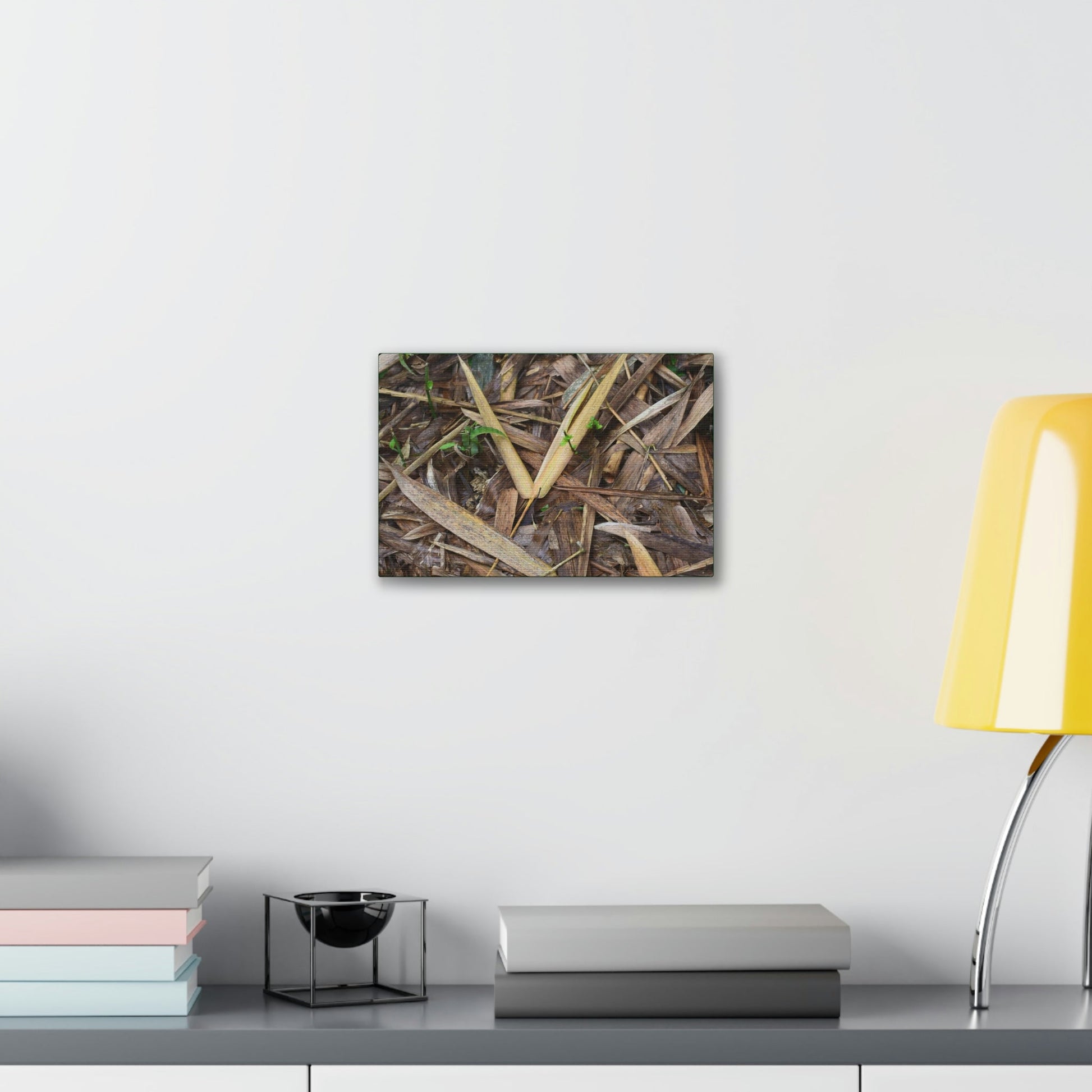 Copy of Deals on Thin Canvas - Stretched, 0.75" - Small Sizes Horizontal - Ideal for Wall Forest Mosaics - Cluster of Common Yunque Plants - Green Forest Home