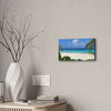Best Beaches & Islands - Canvas Stretched, 0.75" in 6 sizes - Flamenco Beach on the Puerto Rican Island of Culebra - a top-rated beach in the world - US Print