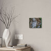 Deals on Thin Canvas - Stretched, 0.75" - Small Sizes Horizontal - Ideal for Wall Forest Mosaics - Dry Bamboo and Yagrumo leaves - Green Forest Home