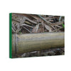 Deals on Thin Canvas - Stretched, 0.75" - Small Sizes Horizontal - Ideal for Wall Forest Mosaics - Dry Bamboo trunk and leaves - Green Forest Home