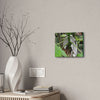 Deals on Thin Canvas - Stretched, 0.75" - Small Sizes Horizontal - Ideal for Wall Forest Mosaics - New Yagrumo Tree with dry leaf around it - Green Forest Home