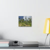 Deals on Thin Canvas - Stretched, 0.75" - Small Sizes Horizontal - Ideal for Wall Forest Mosaics - Rio Sabana Park Landslide on Main Road - Green Forest Home