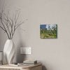 Deals on Thin Canvas - Stretched, 0.75" - Small Sizes Horizontal - Ideal for Wall Forest Mosaics - Rio Sabana Park Landslide on Main Road - Green Forest Home