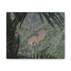Deals on Thin Canvas - Stretched, 0.75" - Small Sizes Horizontal - Ideal for Wall Forest Mosaics - Rio Sabana Trail View of Landslide - Green Forest Home