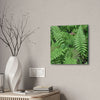 Deals on Thin Canvas - Stretched, 0.75" - Small Sizes - Ideal for Wall Forest Mosaics - Ferns Leaves - Green Forest Home