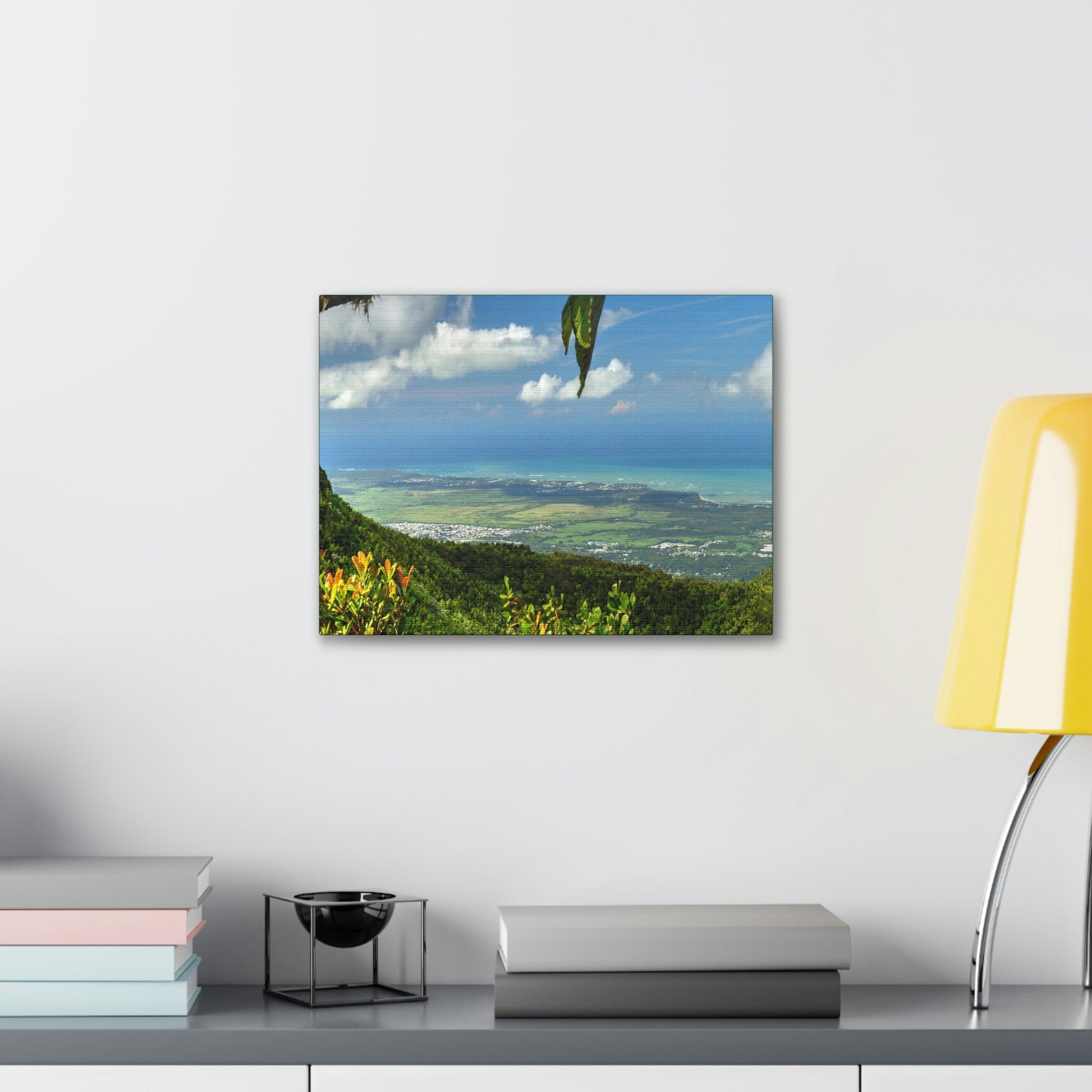 Explorations - Smaller Low-Cost Canvas Gallery Wraps - Awesome view from Tres Picachos at 3K feet - near El yunque rainforest PR - Green Forest Home