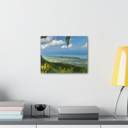 Explorations - Smaller Low-Cost Canvas Gallery Wraps - Awesome view from Tres Picachos at 3K feet - near El yunque rainforest PR - Green Forest Home