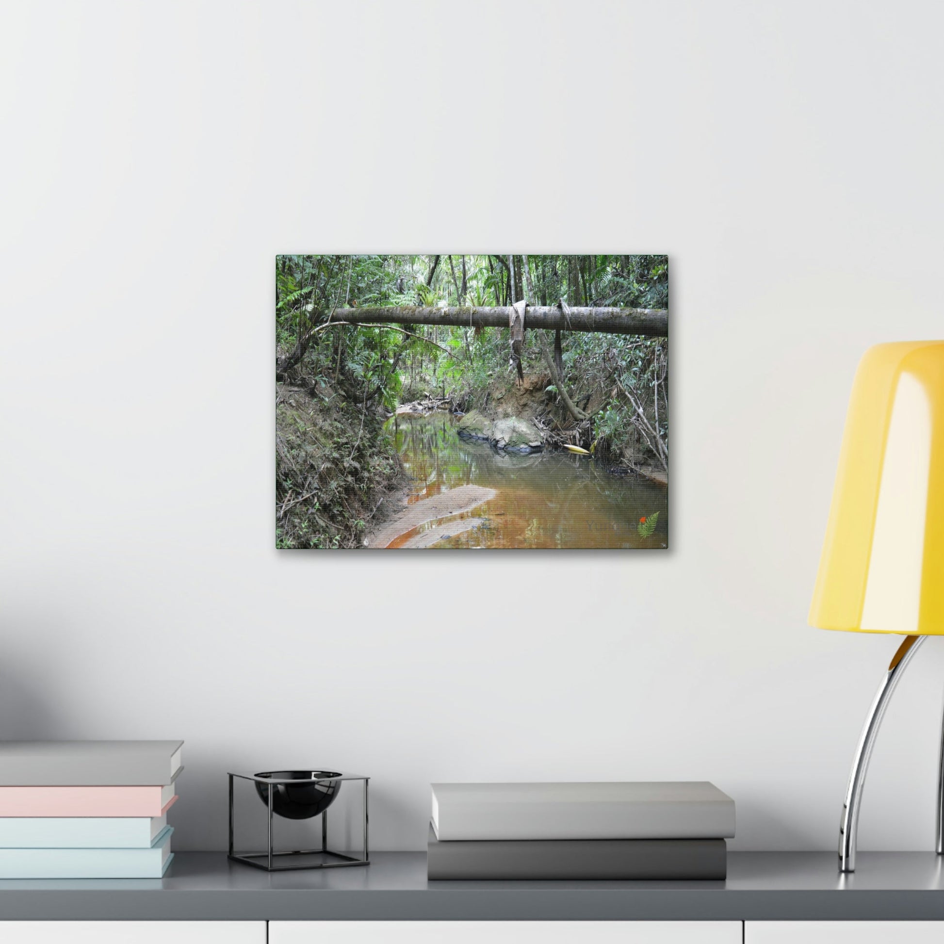 Explorations - Smaller Low-Cost Canvas Gallery Wraps - The Holy Spirit river explorations - El yunque rainforest PR - Green Forest Home