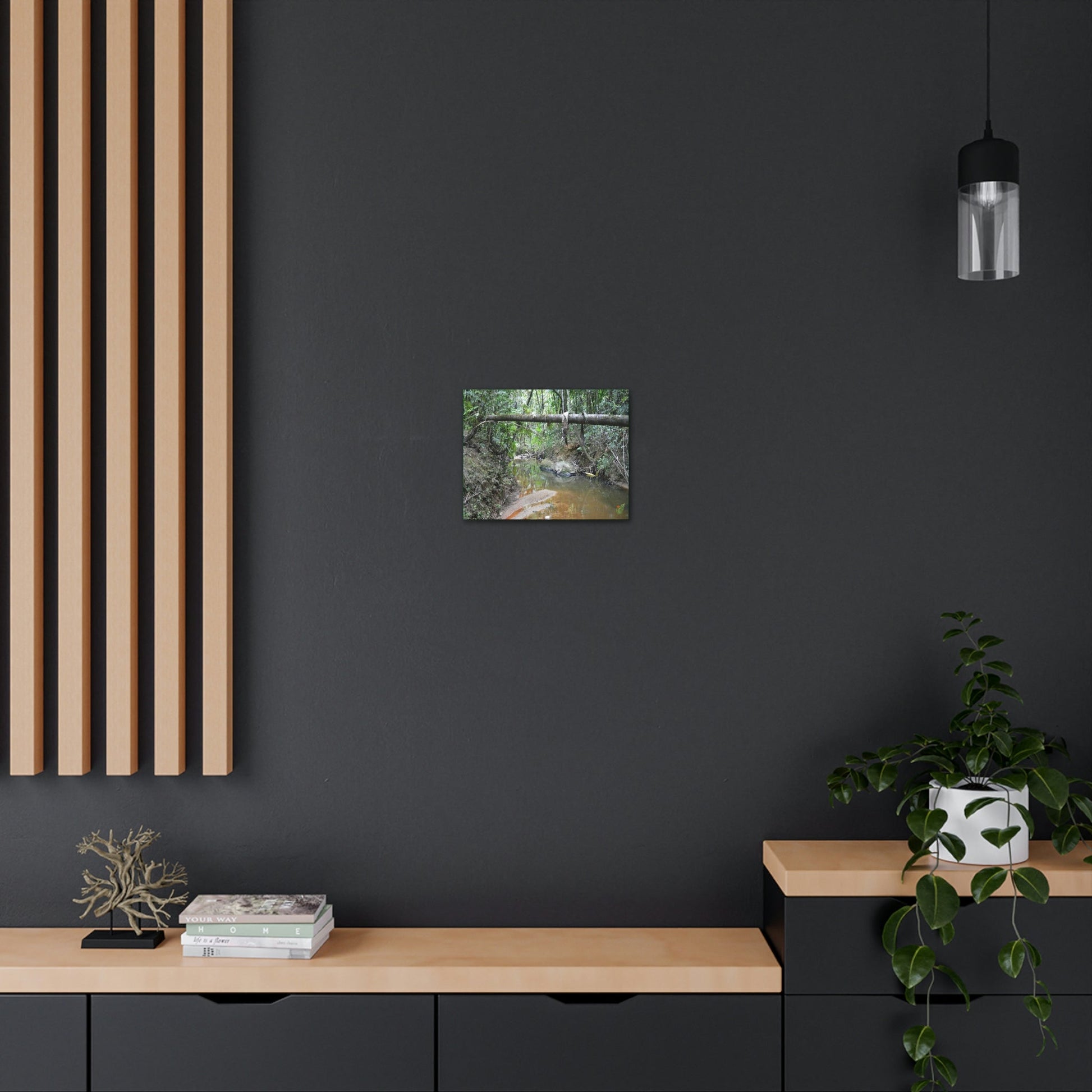 Explorations - Smaller Low-Cost Canvas Gallery Wraps - The Holy Spirit river explorations - El yunque rainforest PR - Green Forest Home