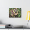 EYNF - Canvas Gallery Wraps - The CRY of DEATH - a decaying trunk close to Tradewinds trail - El Yunque rainforest PR - Green Forest Home