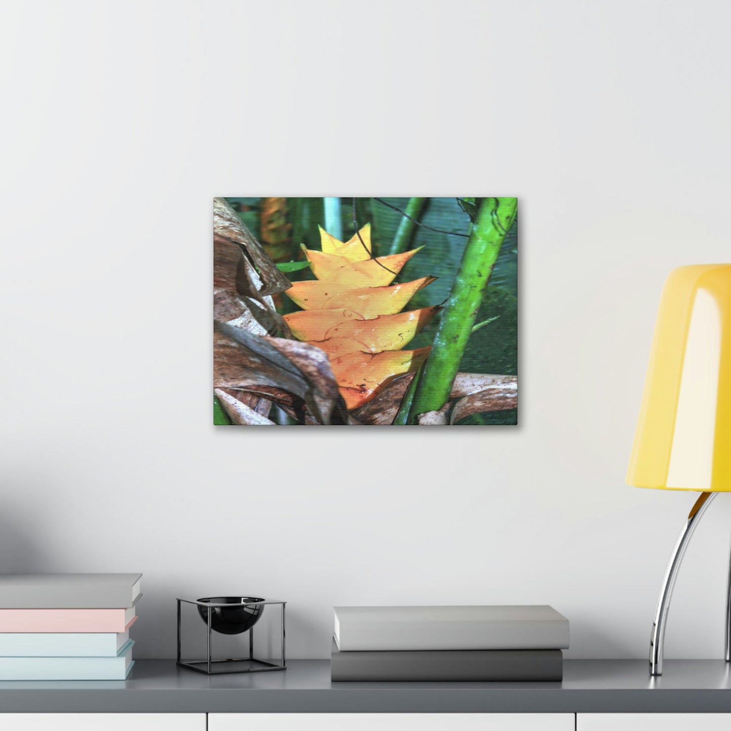 EYNF - Canvas Gallery Wraps - The Heliconia tropical flower - closed PR 191 road - El Yunque rainforest PR - Green Forest Home