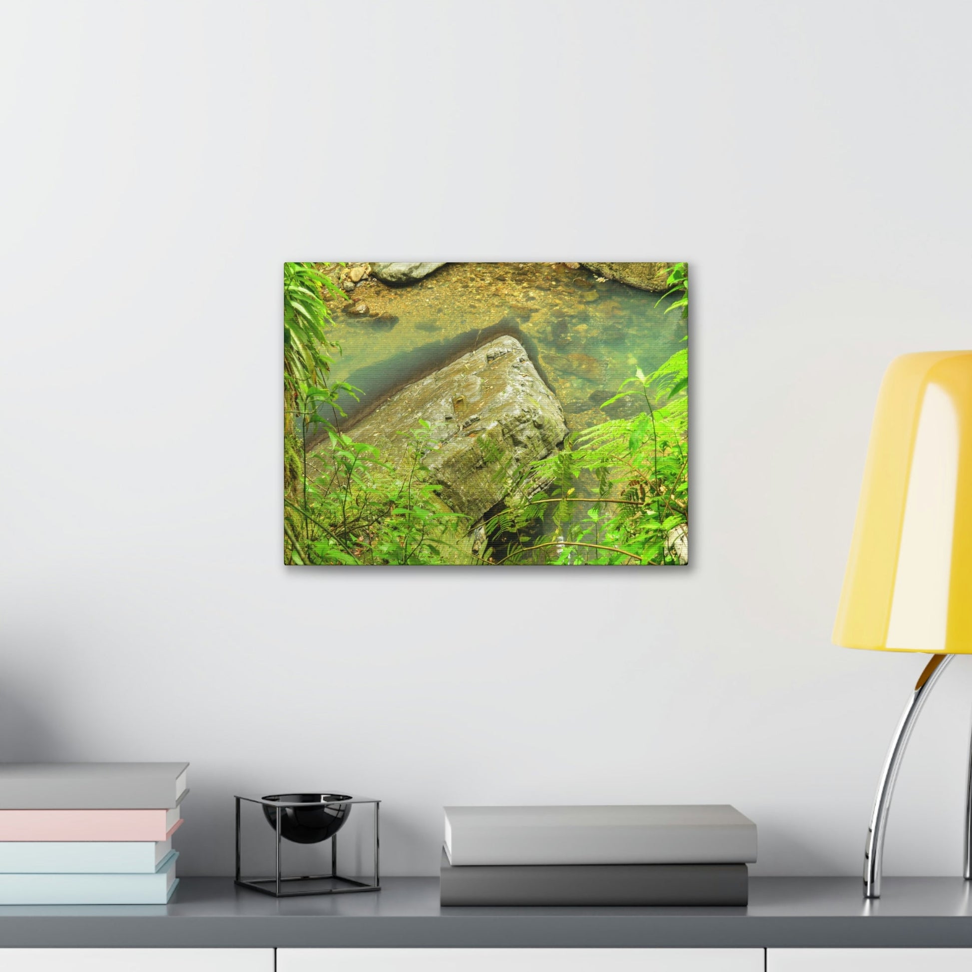 EYNF - Canvas Gallery Wraps - The Magic pond in La Mina river and trail - El Yunque PR - before Hurricane Maria - Green Forest Home
