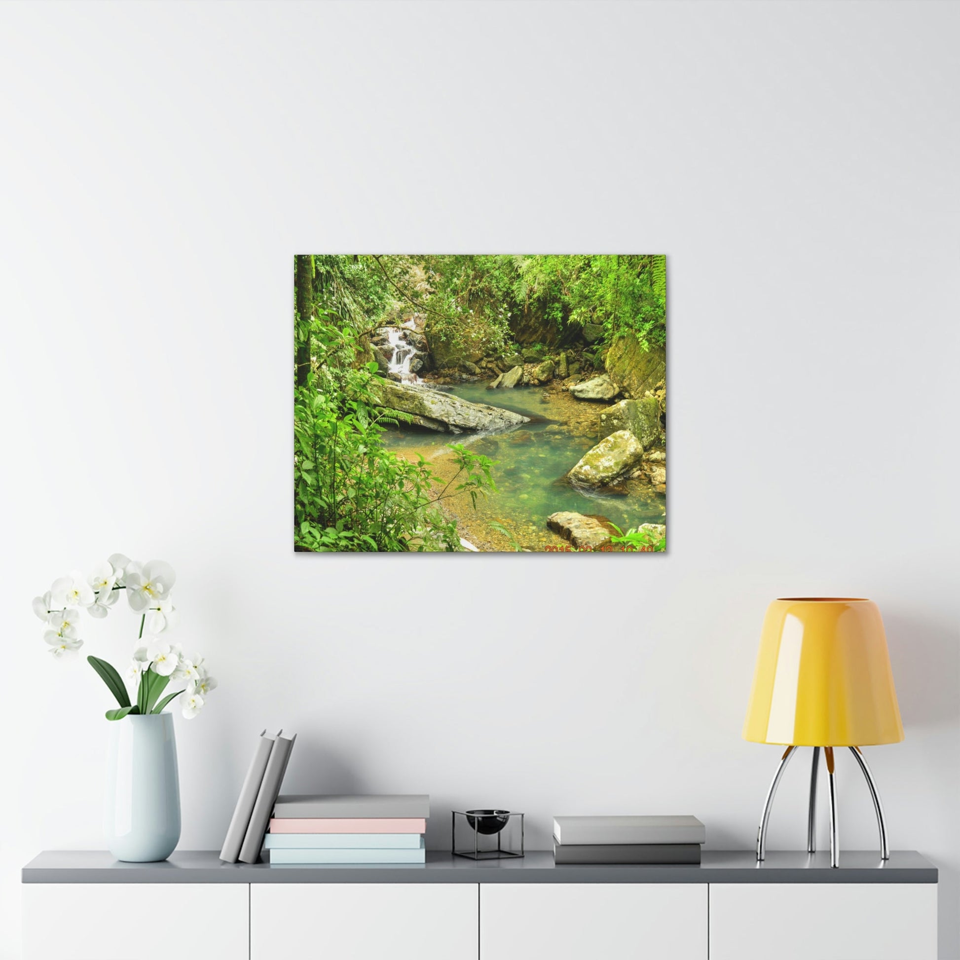 EYNF - Canvas Gallery Wraps - The Magic pond in La Mina river and trail - El Yunque PR - before Hurricane Maria - Green Forest Home