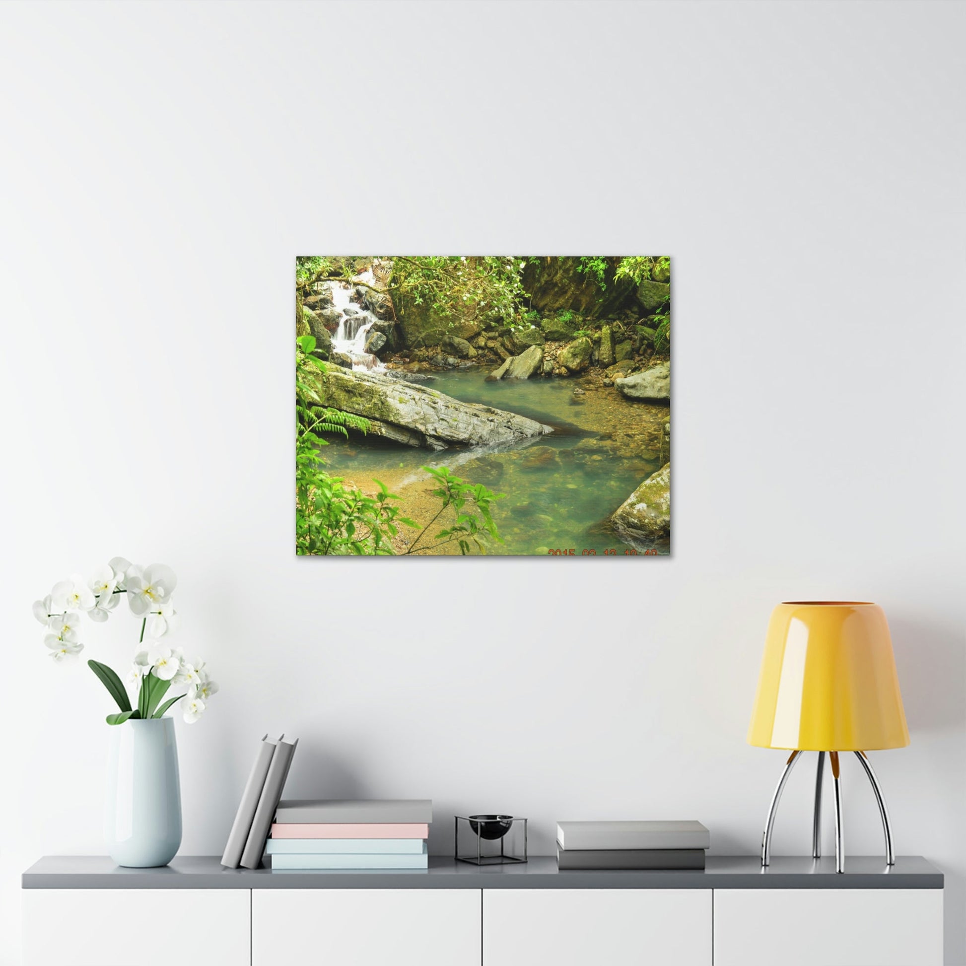 EYNF - Canvas Gallery Wraps - The Magic pond in La Mina river and trail - El Yunque PR - before Hurricane Maria - Green Forest Home