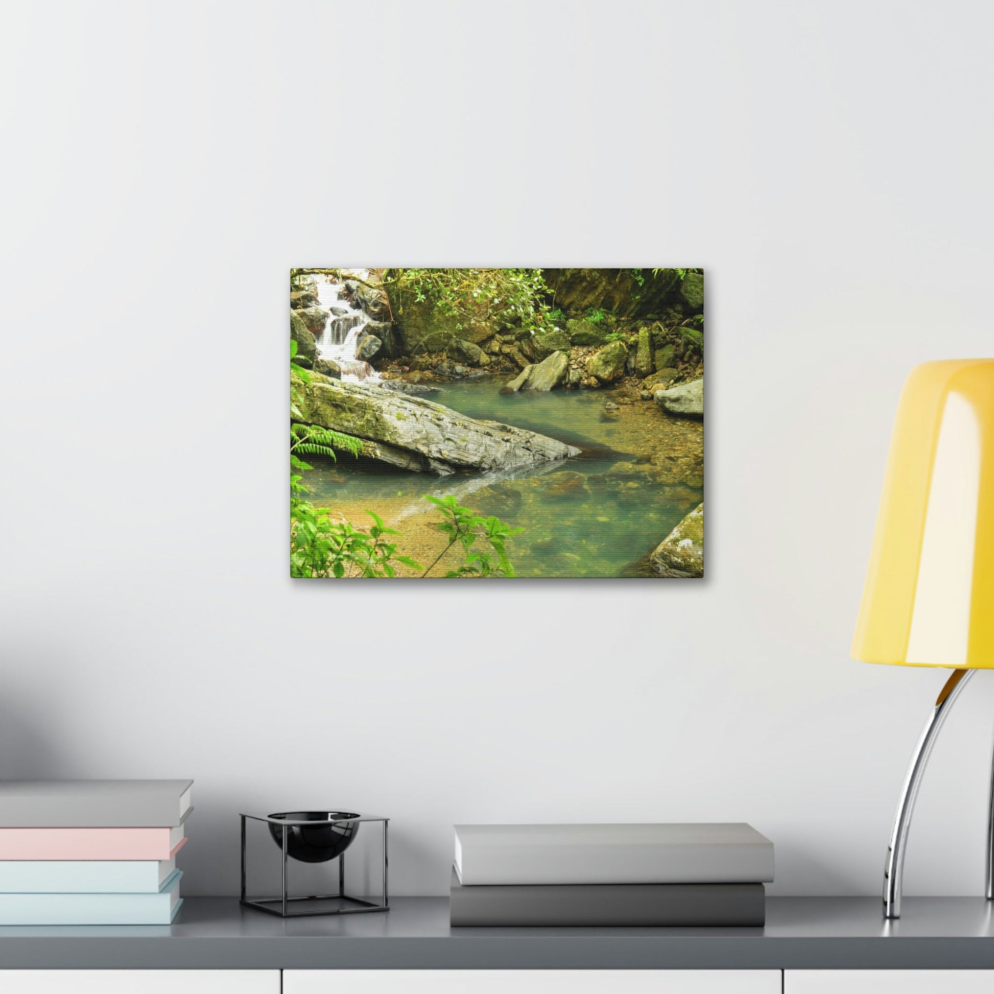 EYNF - Canvas Gallery Wraps - The Magic pond in La Mina river and trail - El Yunque PR - before Hurricane Maria - Green Forest Home