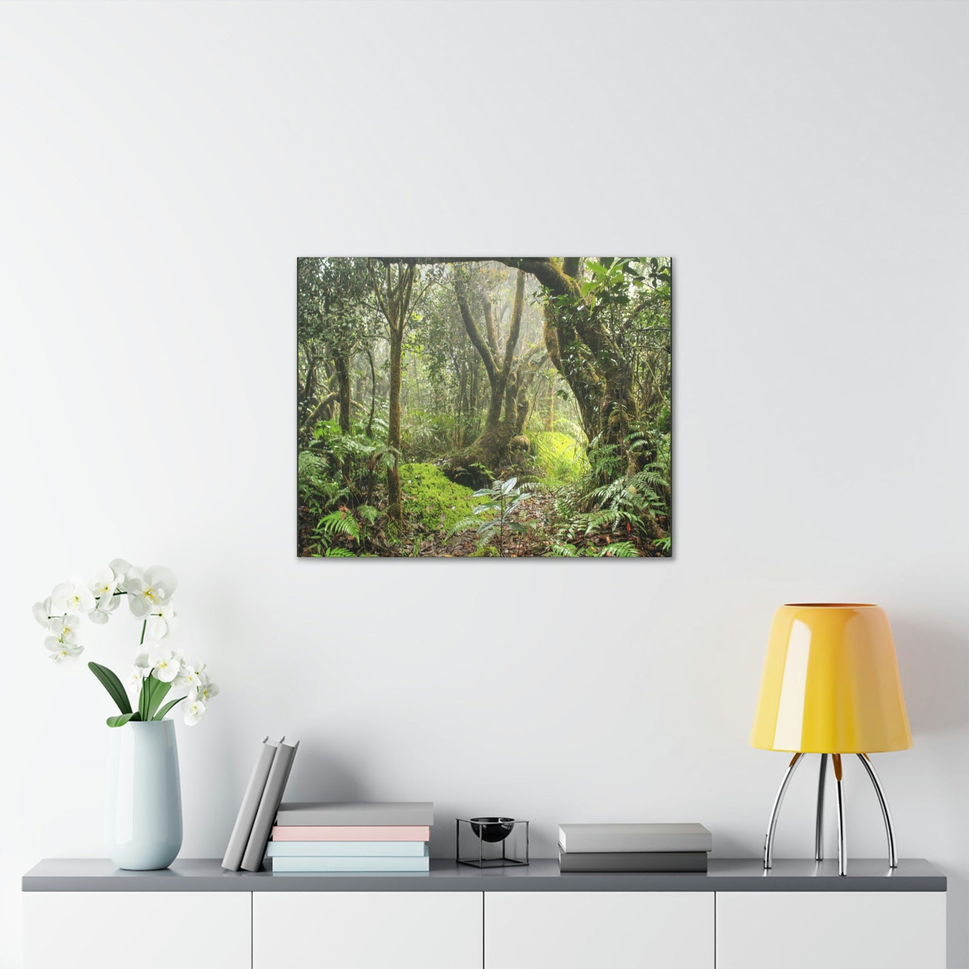 EYNF - Canvas Gallery Wraps - The Paradise path in Tradewinds trail - El Yunque rainforest PR - Green Forest Home
