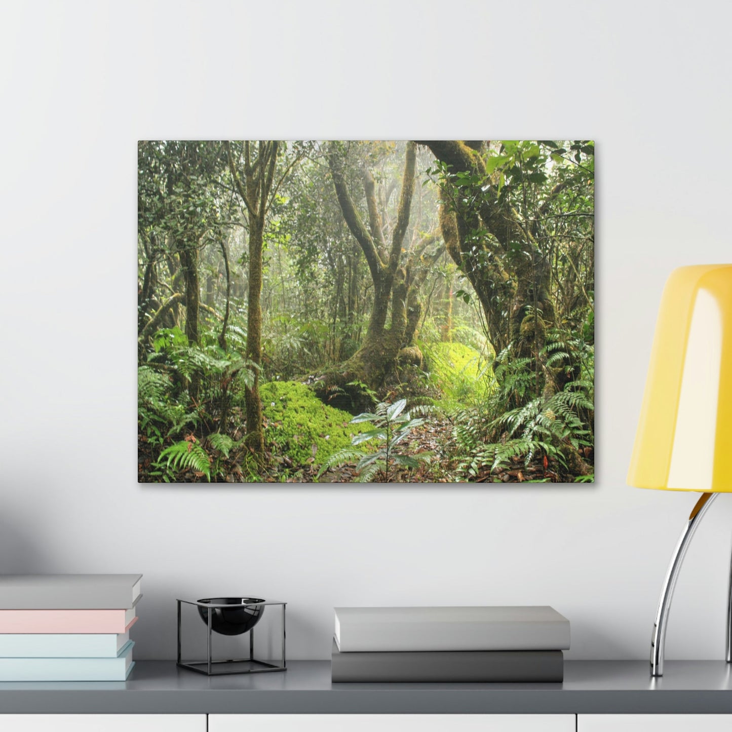 EYNF - Canvas Gallery Wraps - The Paradise path in Tradewinds trail - El Yunque rainforest PR - Green Forest Home