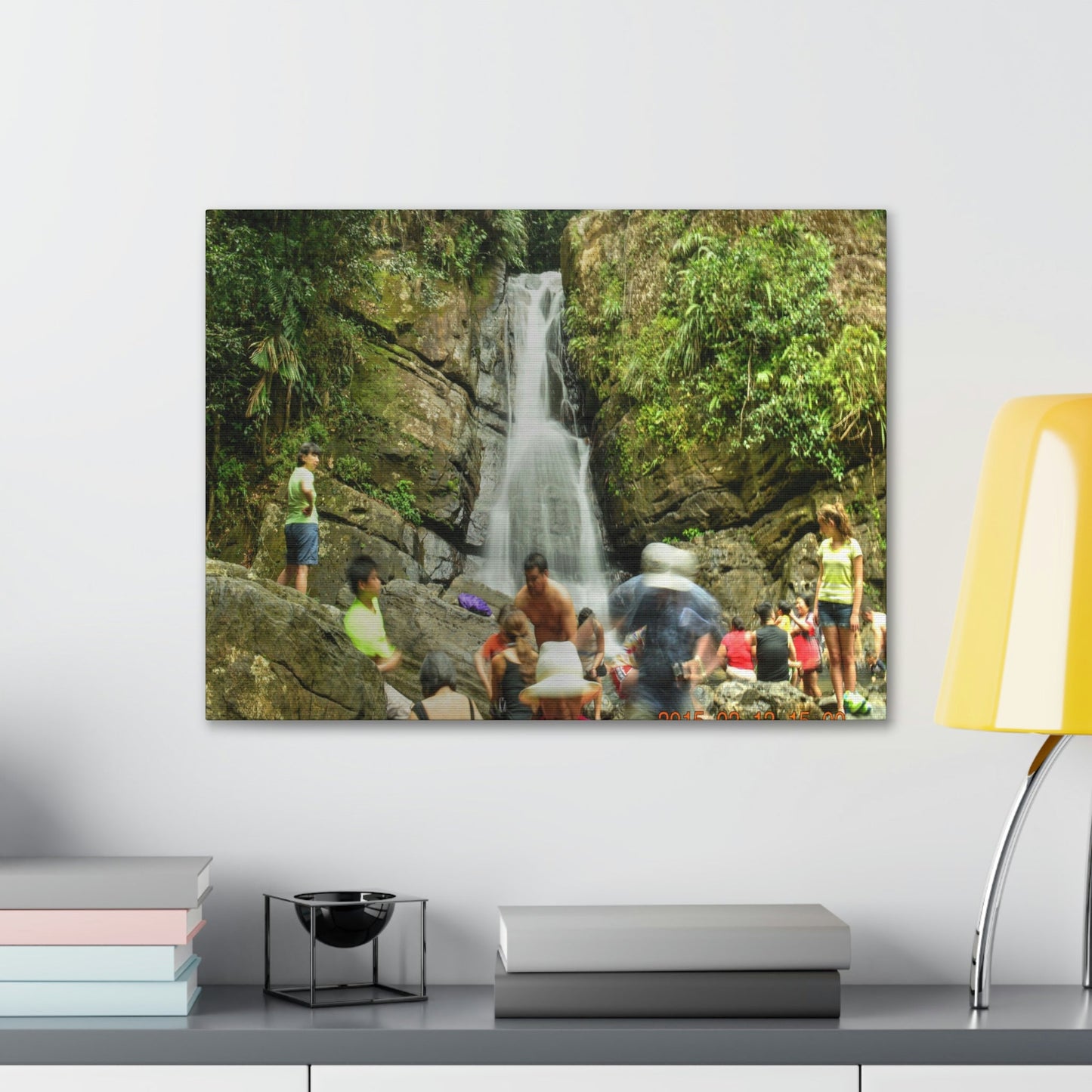 EYNF - Canvas Gallery Wraps - The Roaring La Mina Falls - El Yunque PR - before Hurricane Maria - Green Forest Home