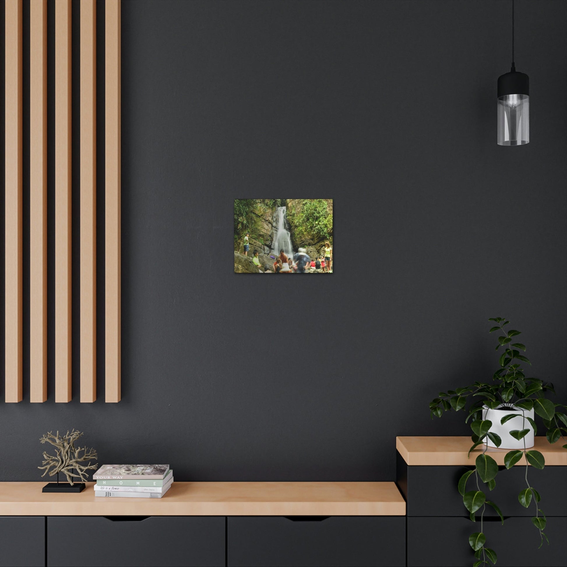 EYNF - Canvas Gallery Wraps - The Roaring La Mina Falls - El Yunque PR - before Hurricane Maria - Green Forest Home