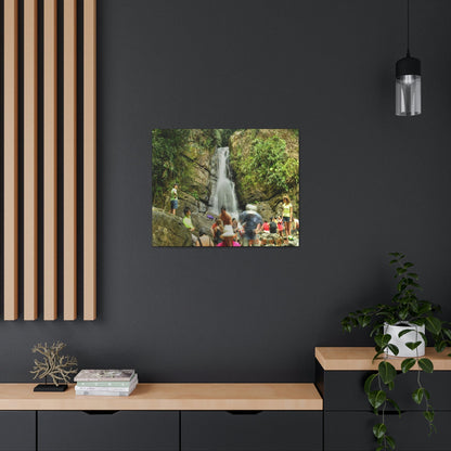 EYNF - Canvas Gallery Wraps - The Roaring La Mina Falls - El Yunque PR - before Hurricane Maria - Green Forest Home