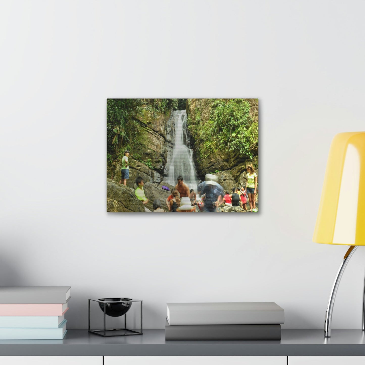 EYNF - Canvas Gallery Wraps - The Roaring La Mina Falls - El Yunque PR - before Hurricane Maria - Green Forest Home
