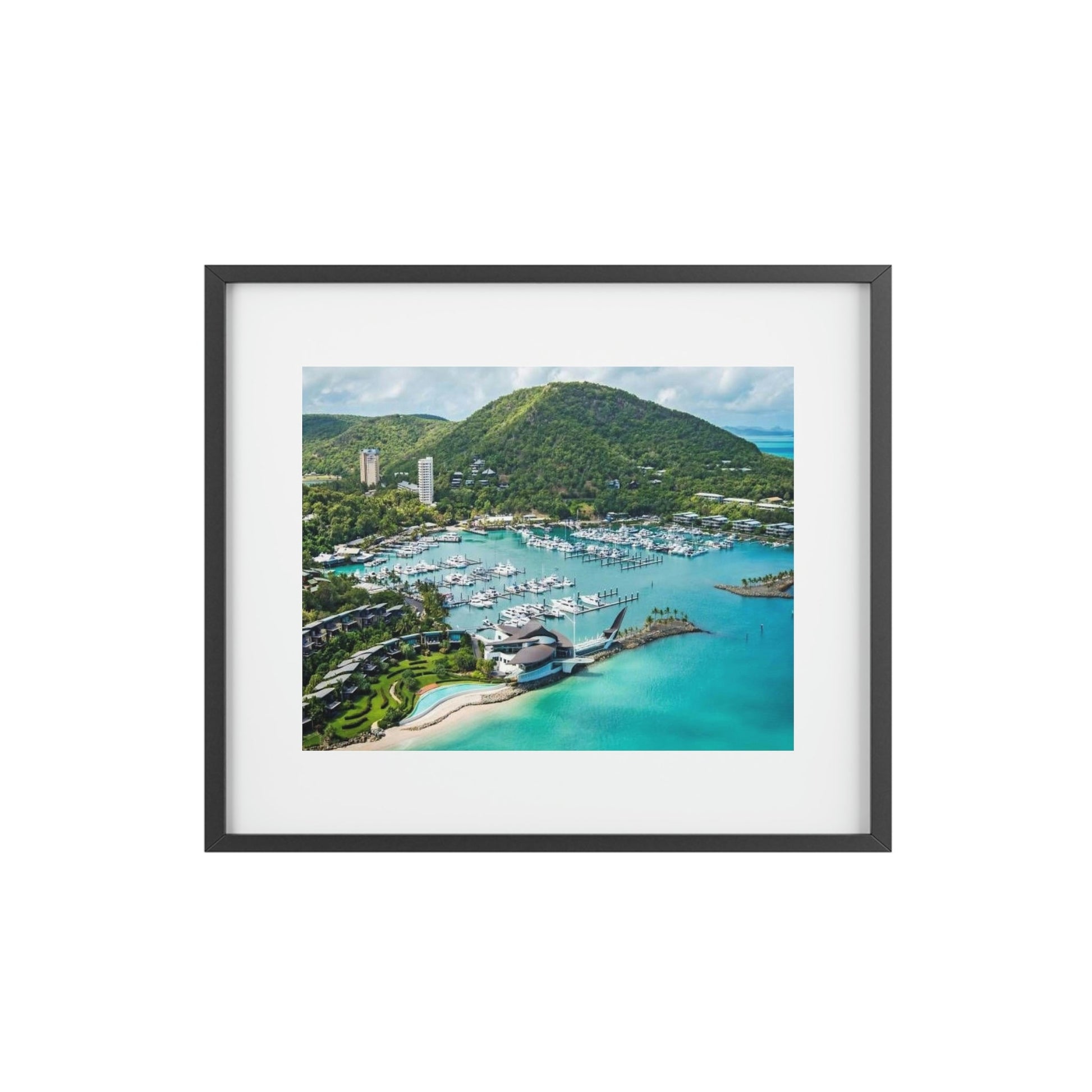 Framed Posters, Matte - Printed in Australia by Prima Printing - INTERCONTINENTAL RESORT - Australia - Green Forest Home
