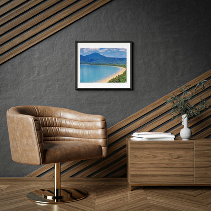 Framed Posters, Matte - Printed in Australia by Prima Printing - TRINITY BAY - in the Coral Sea off the east coast of Far North Queensland - Australia - Green Forest Home