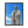 Gallery Canvas Wraps, Vertical Frame - US MADE - Confucius statue in Chinese Gardens Singapore - the first great teacher - Green Forest Home