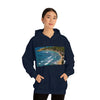 GILDAN 18500 Unisex Heavy Blend Hooded Sweatshirt - keep warm - Awesome RINCON Beach In Puerto Rico - Surfing, Food, Lodging, Fun - Green Forest Home