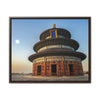 GREAT CHINA COLLECTION: Horizontal Framed Premium Gallery Wrap Canvas - Temple of Heaven in Beijing at sunset, China - Green Forest Home