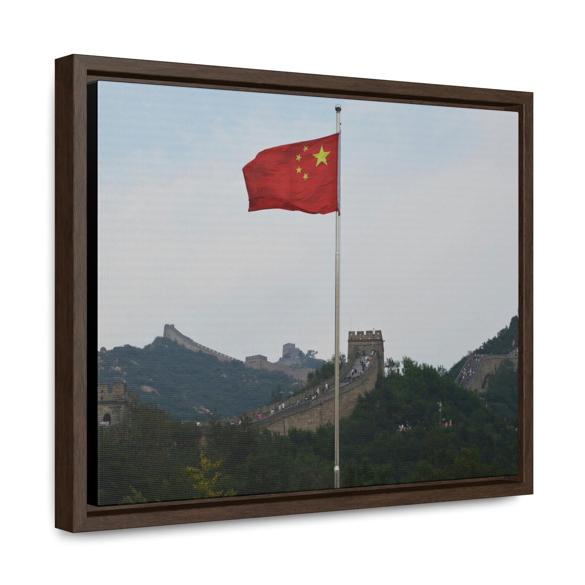 GREAT CHINA COLLECTION: Horizontal Framed Premium Gallery Wrap Canvas - The Great Wall of China - Green Forest Home