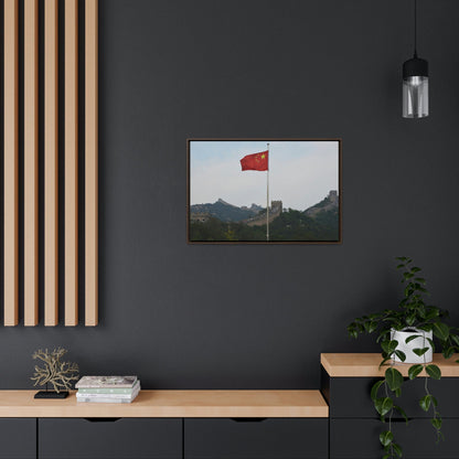 GREAT CHINA COLLECTION: Horizontal Framed Premium Gallery Wrap Canvas - The Great Wall of China - Green Forest Home