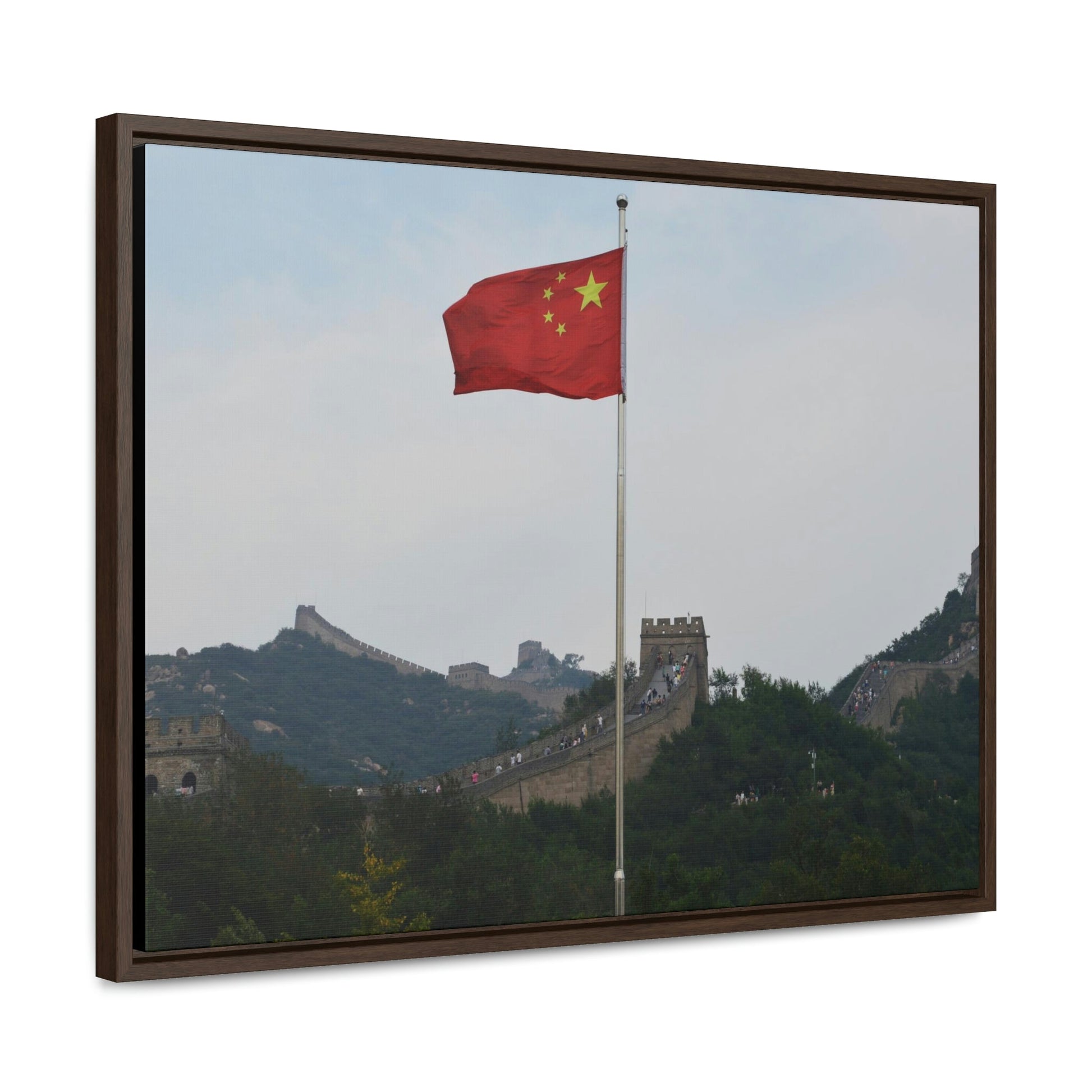 GREAT CHINA COLLECTION: Horizontal Framed Premium Gallery Wrap Canvas - The Great Wall of China - Green Forest Home