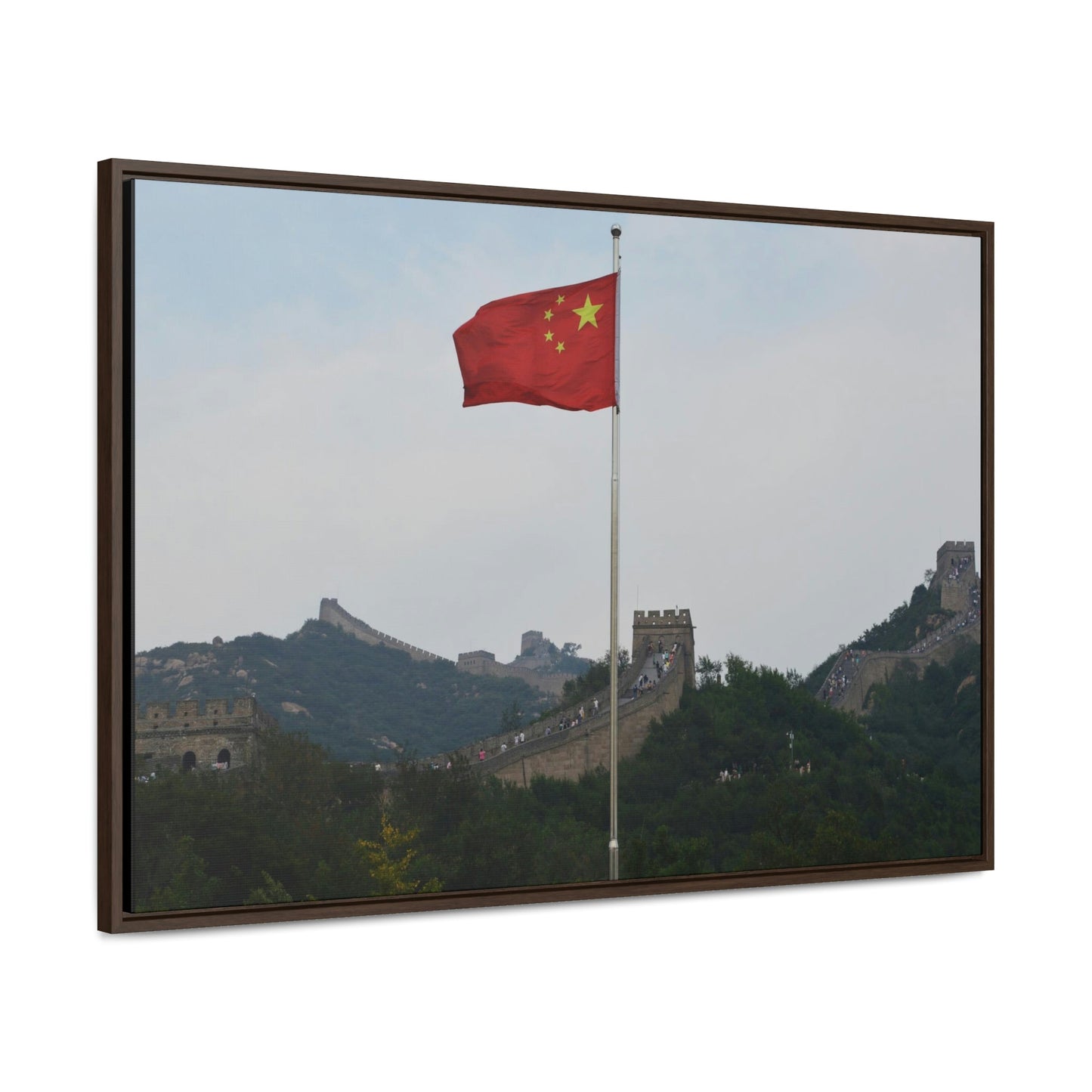 GREAT CHINA COLLECTION: Horizontal Framed Premium Gallery Wrap Canvas - The Great Wall of China - Green Forest Home