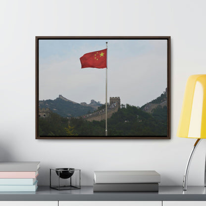 GREAT CHINA COLLECTION: Horizontal Framed Premium Gallery Wrap Canvas - The Great Wall of China - Green Forest Home