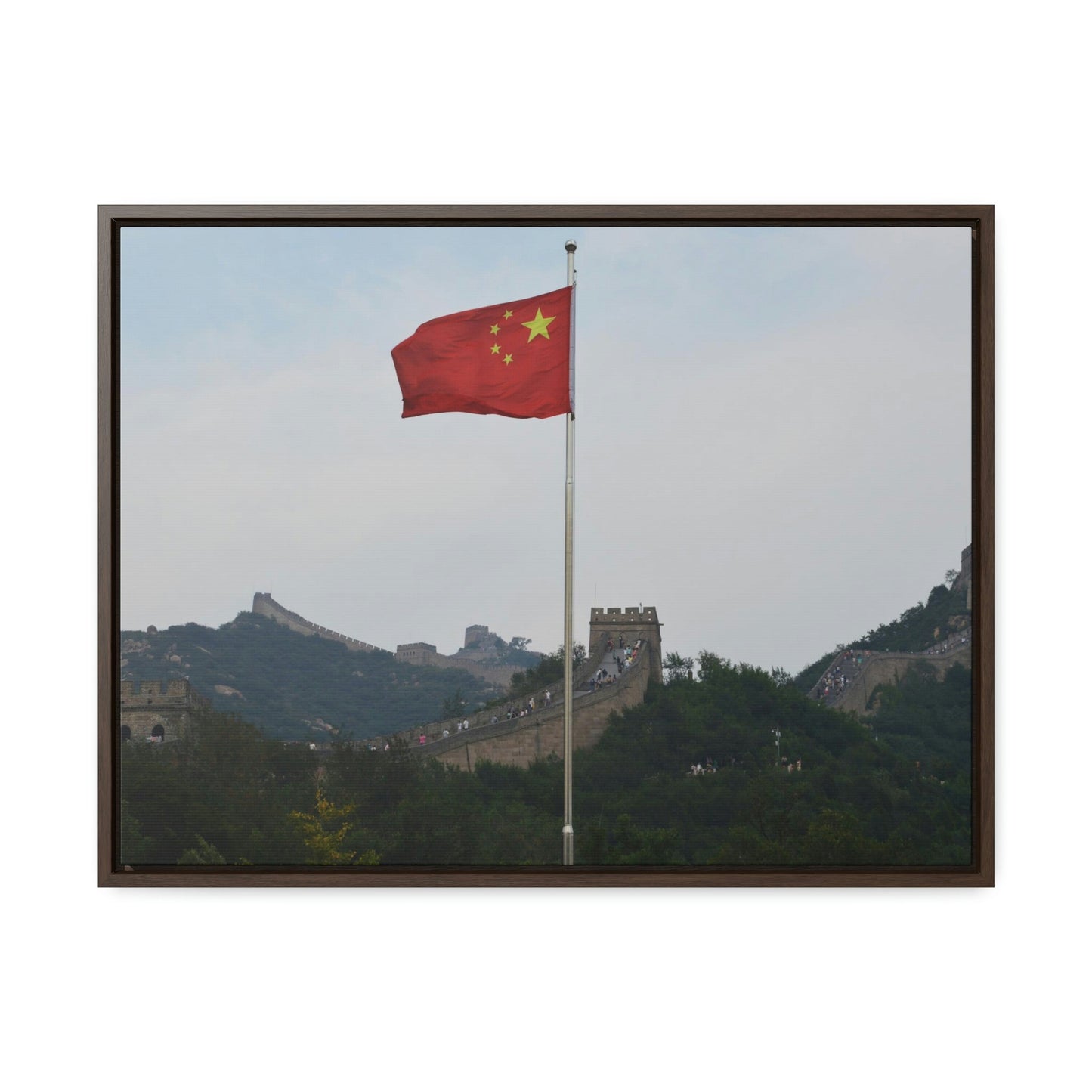 GREAT CHINA COLLECTION: Horizontal Framed Premium Gallery Wrap Canvas - The Great Wall of China - Green Forest Home