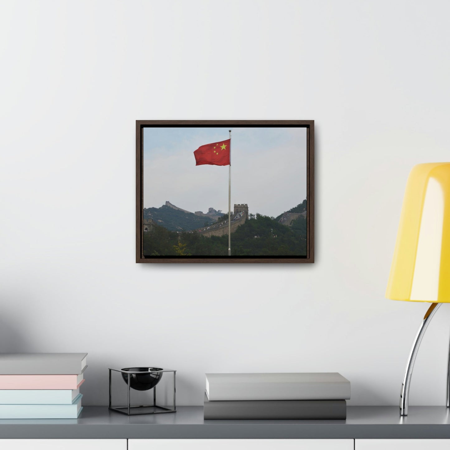 GREAT CHINA COLLECTION: Horizontal Framed Premium Gallery Wrap Canvas - The Great Wall of China - Green Forest Home