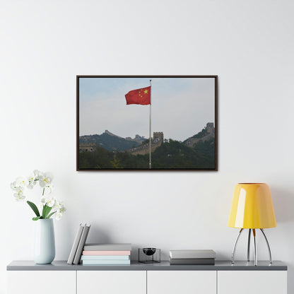 GREAT CHINA COLLECTION: Horizontal Framed Premium Gallery Wrap Canvas - The Great Wall of China - Green Forest Home