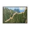 GREAT CHINA COLLECTION: Horizontal Framed Premium Gallery Wrap Canvas - The Great Wall of China close to Jinshanling - Green Forest Home