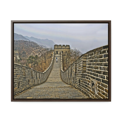 GREAT CHINA COLLECTION: Horizontal Framed Premium Gallery Wrap Canvas -The Great Wall of China - HDR photography to enhance details, China. - Green Forest Home