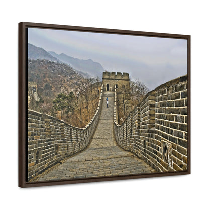 GREAT CHINA COLLECTION: Horizontal Framed Premium Gallery Wrap Canvas -The Great Wall of China - HDR photography to enhance details, China. - Green Forest Home