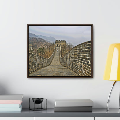 GREAT CHINA COLLECTION: Horizontal Framed Premium Gallery Wrap Canvas -The Great Wall of China - HDR photography to enhance details, China. - Green Forest Home