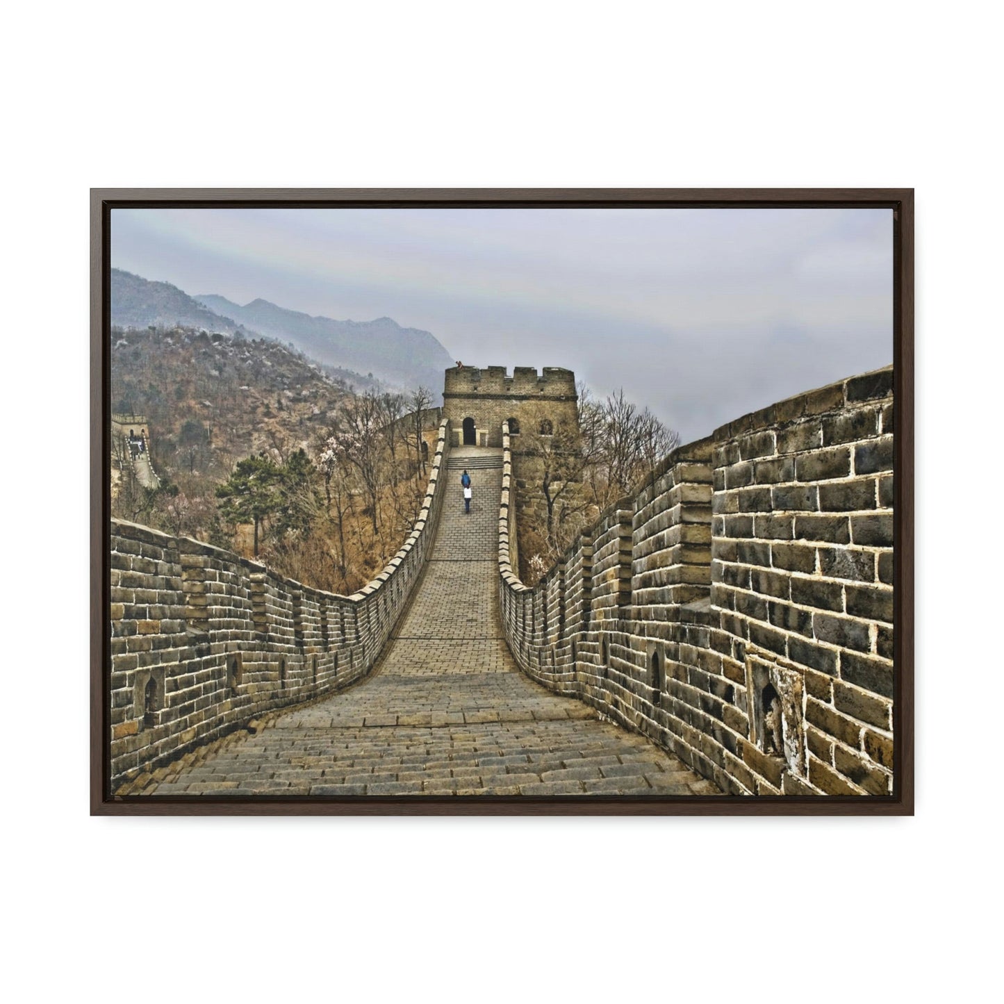 GREAT CHINA COLLECTION: Horizontal Framed Premium Gallery Wrap Canvas -The Great Wall of China - HDR photography to enhance details, China. - Green Forest Home