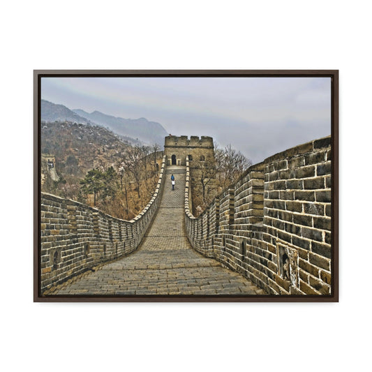 GREAT CHINA COLLECTION: Horizontal Framed Premium Gallery Wrap Canvas -The Great Wall of China - HDR photography to enhance details, China. - Green Forest Home