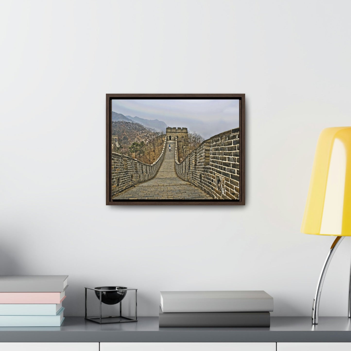 GREAT CHINA COLLECTION: Horizontal Framed Premium Gallery Wrap Canvas -The Great Wall of China - HDR photography to enhance details, China. - Green Forest Home