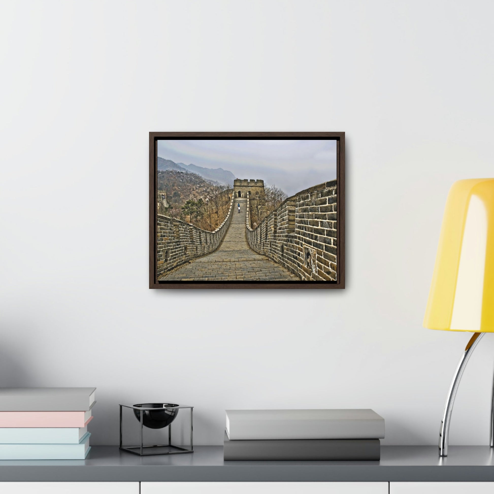 GREAT CHINA COLLECTION: Horizontal Framed Premium Gallery Wrap Canvas -The Great Wall of China - HDR photography to enhance details, China. - Green Forest Home