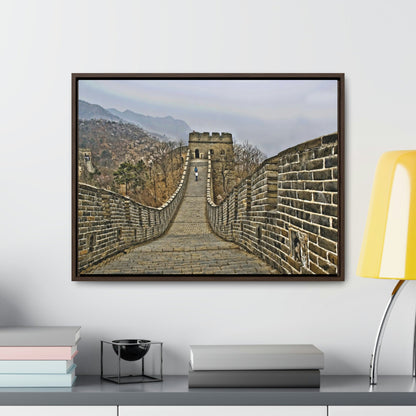 GREAT CHINA COLLECTION: Horizontal Framed Premium Gallery Wrap Canvas -The Great Wall of China - HDR photography to enhance details, China. - Green Forest Home