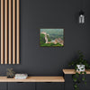 GREAT CHINA COLLECTION: Horizontal Framed Premium Gallery Wrap Canvas - The Great Wall of China - weathered section - Green Forest Home