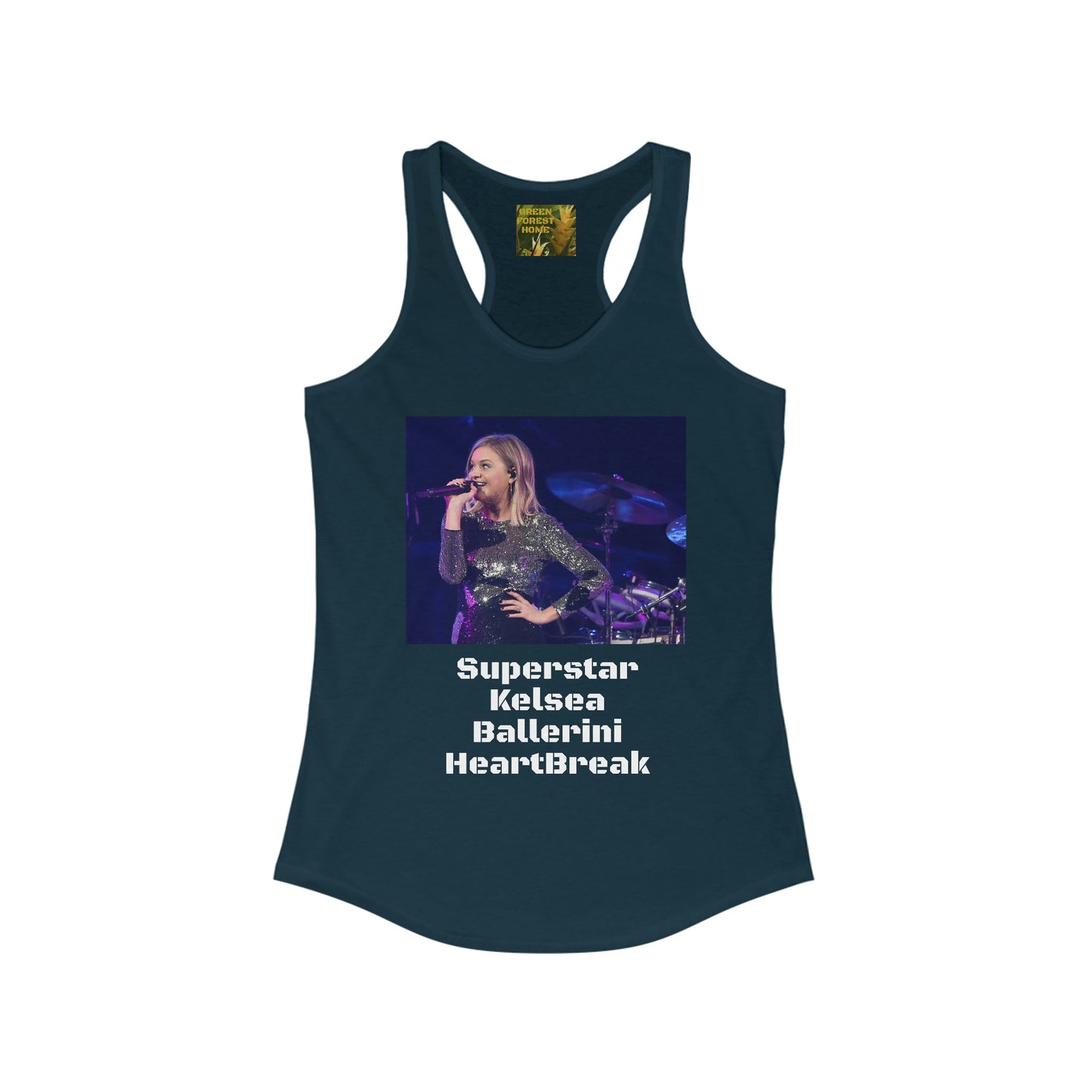 Heart❤️Break SUPERSTAR - Women's Ideal Racerback Tank - Kelsea Ballerini Makes SNL debut with Songs Inspired by Morgan Evans Divorce - Green Forest Home